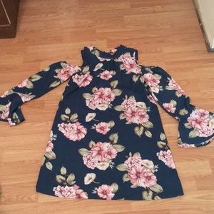 Blue/Green Flower Dress